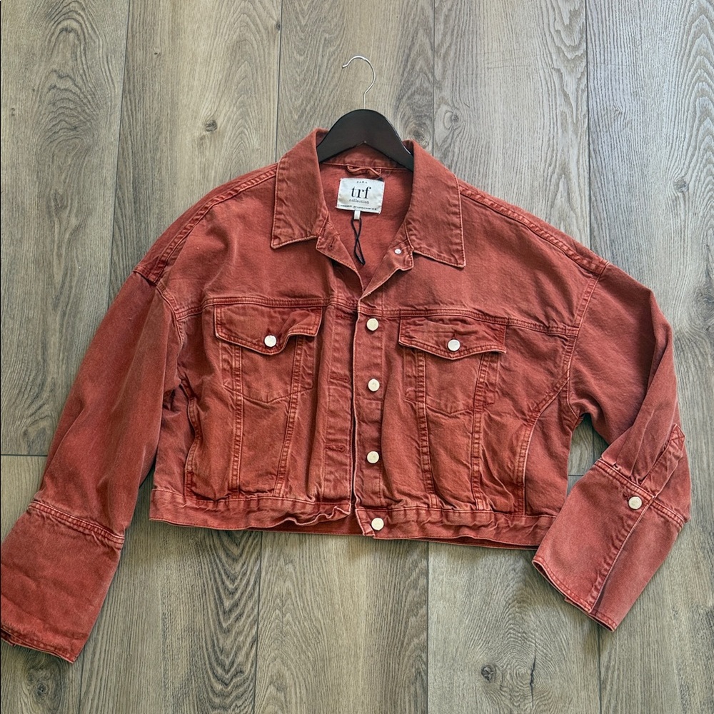 Zara TRF Women's Denim Jacket - Medium